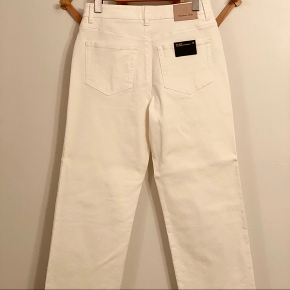 NWT Massimo Dutti Mid-Rise Straight Fit Jeans - Picture 5 of 8